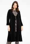 Cardigan with frill DOLCE - black