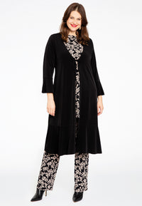Cardigan with frill DOLCE - black - #1