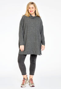 Pullover high neck RIB - grey - #2