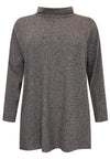 Pullover high neck RIB - grey - #3