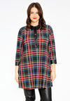 Tunic wide bottom GLASGOW - black