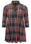 Tunic wide bottom GLASGOW - black - #4
