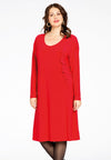 Dress shoulder frill DOLCE - red