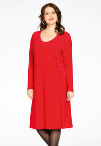 Dress shoulder frill DOLCE - red - #2