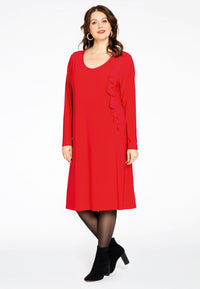 Dress shoulder frill DOLCE - red - #1