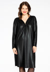 Dress pleated SHINE - black
