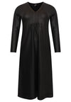 Dress V-neck SHINE - black - #4
