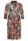 Dress with frill BYZANTINE - black - #4