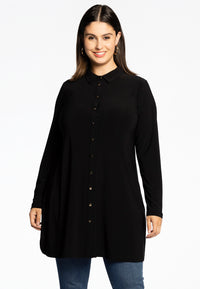 Blouse gold buttons DOLCE - black - #1
