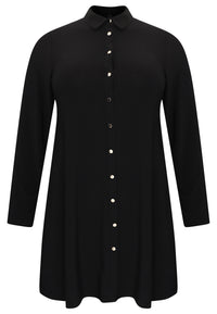 Blouse gold buttons DOLCE - black - #4