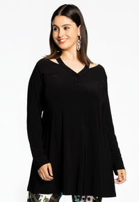 Tunic wide bottom strap DOLCE - black - #2