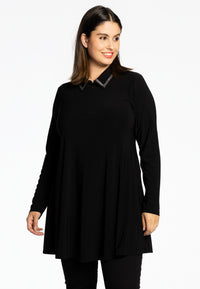 Tuniek wide bottom met strass DOLCE - black - #2