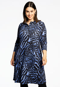 Jurk A-lijn met strass KAMEO - blue - #2