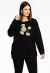 Sweater strass POODLE - black - #1