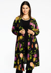 Cardigan pleated CHRYSANT - black