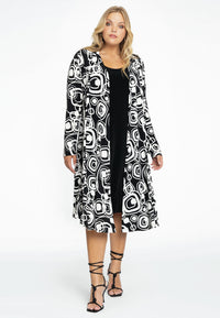 Cardigan pleated BAUHAUS - black - #1