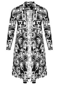 Cardigan pleated BAUHAUS - black - #4