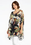 Tunic square ZAZOE - black