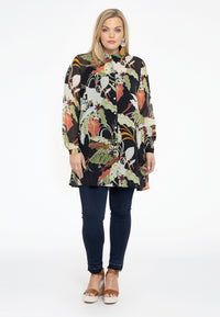 Blouse wide bottom ZAZOE - black - #1