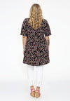 Tunic wide bottom buttoned RUBY - black - #3