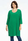 Tunic wide straight DOLCE - green - #1
