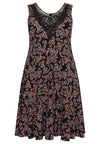 Dress lace neckline RUBY - black - #4