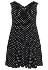 Dress lace neckline POLKADOT - black - #4