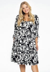 Dress-cardigan BAUHAUS - black - #2