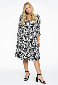 Dress-cardigan BAUHAUS - black - #1