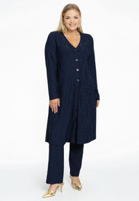 Cardigan CHAINS - blue - #1