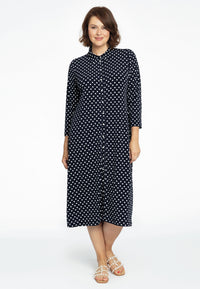 Blouse midi POLKADOT - blue - #1