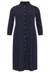 Blouse midi POLKADOT - blue - #4
