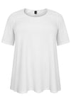 Tunic flare short sleeves BUBLÉ - white - #4