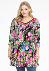 Tunic wide bottom DIANA - black