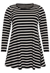 Tunic wide bottom BRETON - black - #4