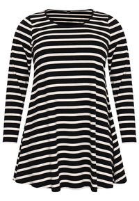 Tunic wide bottom BRETON - black - #4