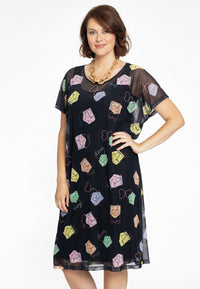 Dress wide BEAUTY - black - #2