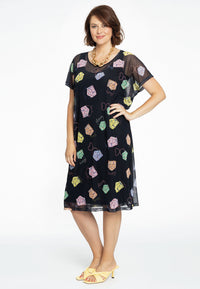 Dress wide BEAUTY - black - #1