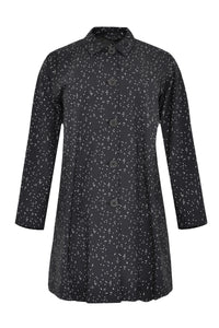Raincoat basic LITTLE DOT - black - #4