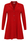 Blazer A-line DOLCE - red