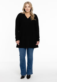 Pullover V-neck - black - #2