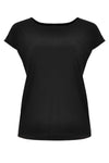 T-shirt cap sleeves DOLCE - black - #4