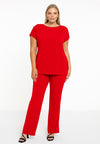T-shirt cap sleeves DOLCE - red - #2
