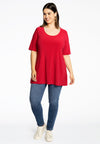 Tunic flare DOLCE - red