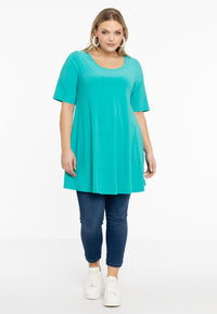 Tunic wide bottom DOLCE - turquoise - #1