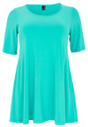 Tunic wide bottom DOLCE - turquoise - #4