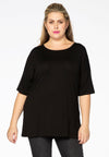 T-shirt VISCOSE - black