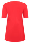 Tunic wide bottom COTTON - red - #5