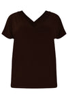 T-shirt v-neck DOLCE - brown - #2