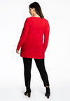 Tunic long sleeve flare DOLCE - red - #3